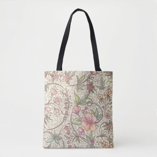 Tote Bag Italien Florentine Plats Motif (Devant)