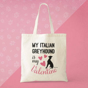 Tote Bag Italien Greyhound est mon Amoureux des chiens Vale