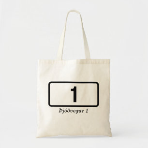 Tote Bag Itinéraire 1 Õjóðvegur 1 (Ring Road)