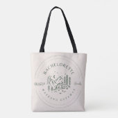 Tote Bag Itinéraire du week-end de bachelorette (Dos)