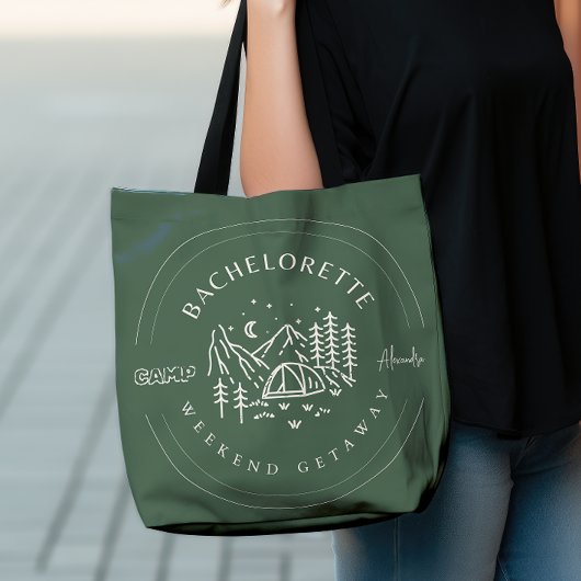 Tote Bag Itinéraire du week-end du Camp Bachelorette