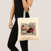 Tote Bag Itinéraire vintage 66 (Devant (produit))