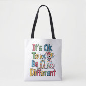 Tote Bag It's ok to be different (Devant)