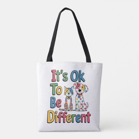 Tote Bag It's ok to be different (Dos)
