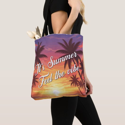 Tote Bag It's summer. Feel the vibe (De près)