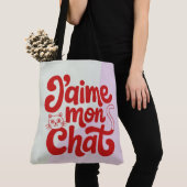 Tote Bag J’aime mon chat (Dichtbij)