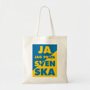 Tote Bag Ja, Jag Prata Svenska, Oui je parle suédois