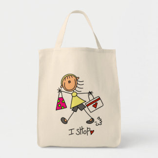 Tote Bag J'achète des t-shirts et des cadeaux