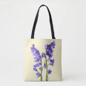 Tote Bag Jacinthes, des bois que j'ai créés ! (Devant)