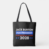 Tote Bag Jack Burton Pour Président 2028 (Dos)