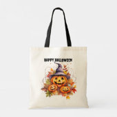 Tote Bag Jack o'Lantern sorcier Casquette Halloween Trick o (Dos)