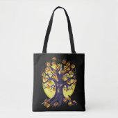 Tote Bag Jack O'Lantern Tree (Devant)