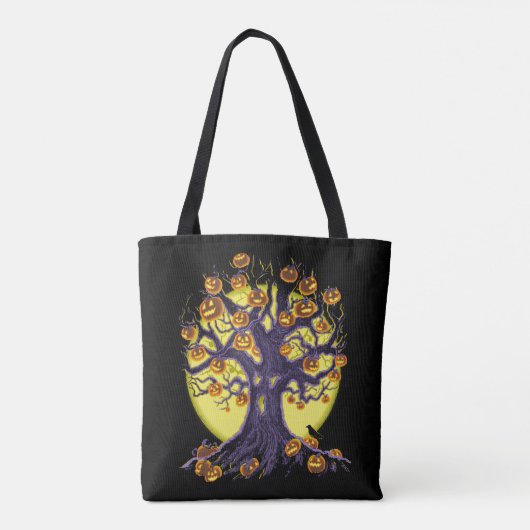 Tote Bag Jack O'Lantern Tree (Dos)