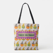 Tote Bag Jack O'Lantern Trick ou Treat (Dos)