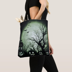 Tote Bag Jack O'Lanterns La Nuit