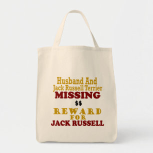 Tote Bag Jack Russell Terrier et récompense absente de mar