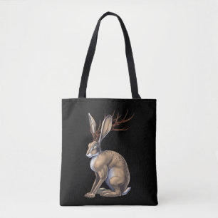Tote Bag Jackalope Cryptid Animal