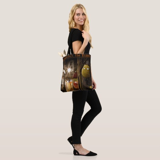 Tote Bag Jackfruit le Ripper Drôle Rick Londres (Sur le modèle)