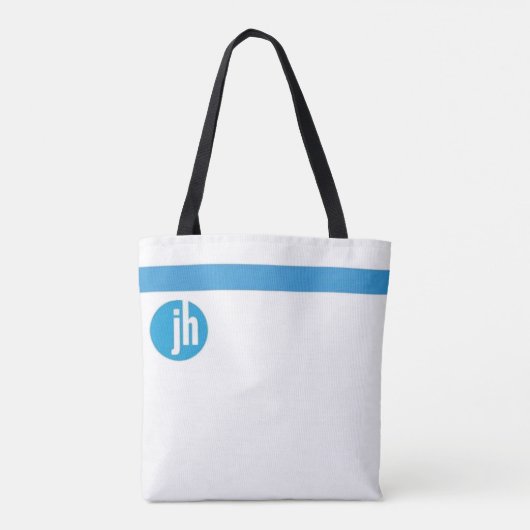 Tote Bag Jackson Hewitt Blue Monogram (Dos)