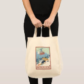 Tote Bag Jackson Hole, Wyoming Skier et Tramway (Devant (produit))