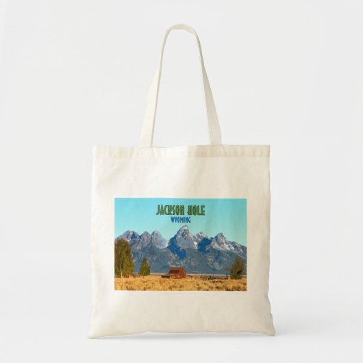 Tote Bag Jackson Hole Wyoming Vintage (Devant)