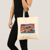Tote Bag Jacksonville Beach Floride FL Vieux souvenir de vo (Devant (produit))