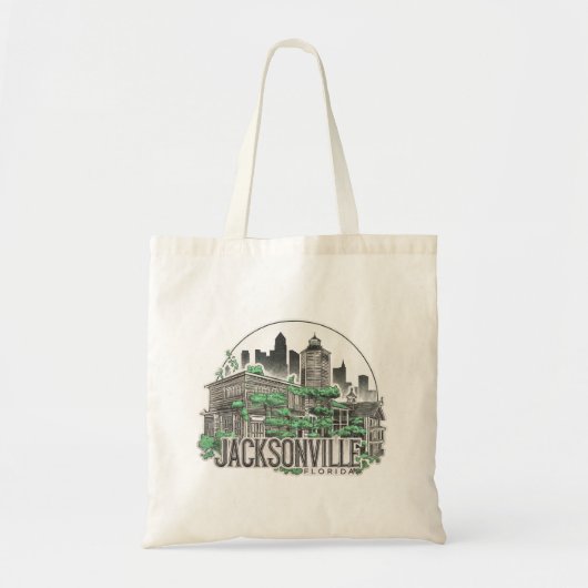 Tote Bag Jacksonville City Floride USA (Devant)