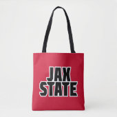Tote Bag Jacksonville State University JAX STATE Bold Text (Devant)