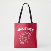 Tote Bag Jacksonville State University JAX State Gamecocks (Devant)