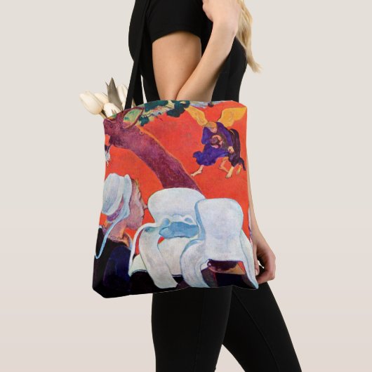 Tote Bag Jacob Lutte avec l'Ange, Gauguin (De près)
