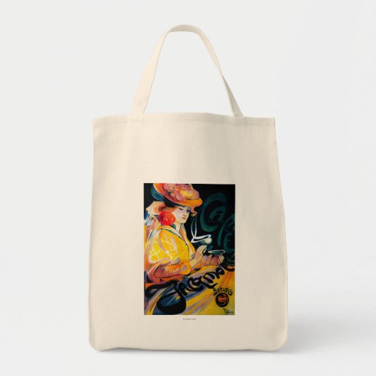 Tote Bag Jacqmotte Caf � Poster Vintage Europe (Devant)
