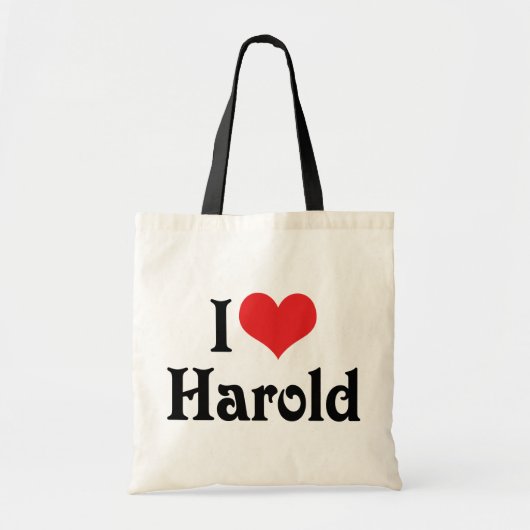 Tote Bag J'adore Harold (Devant)