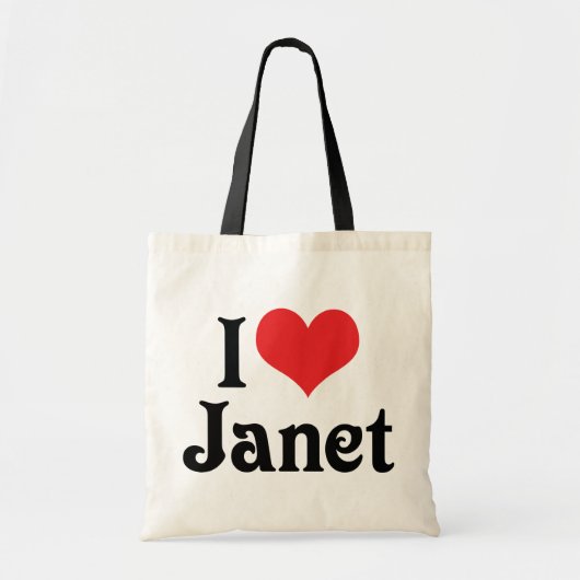 Tote Bag J'adore Janet (Devant)