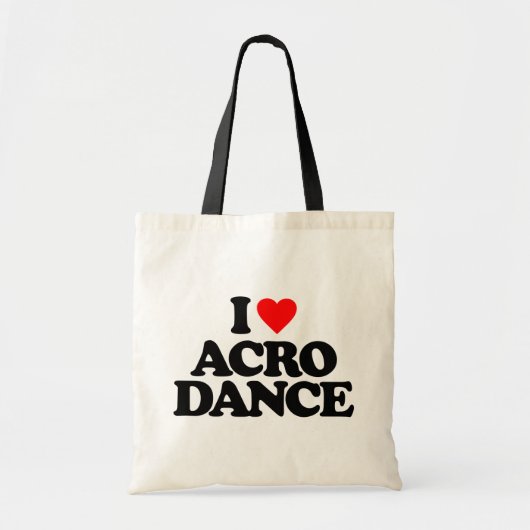 TOTE BAG J'ADORE LA DANSE ACRO (Devant)