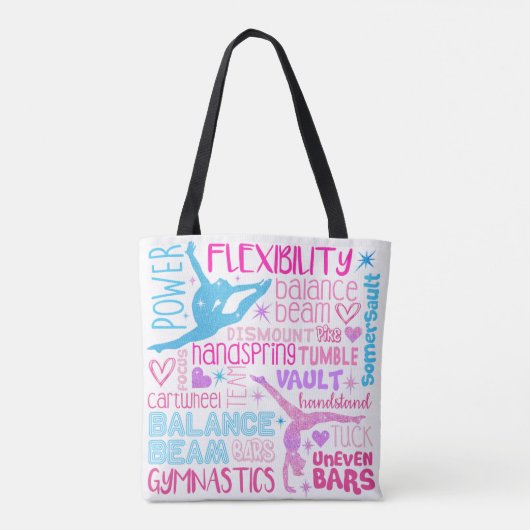 Tote Bag J'adore la gymnastique (Dos)