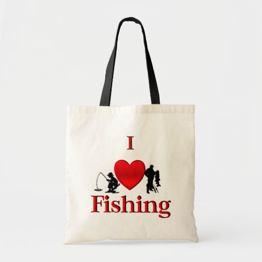 Tote Bag J'adore la pêche (Devant)
