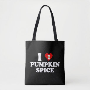 Tote Bag J'adore le goût de citrouille