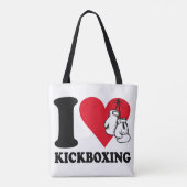 Tote Bag J'adore le kickboxing (Dos)