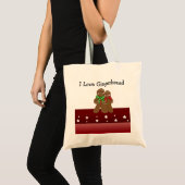 Tote Bag J'adore le pain d'épice (Devant (produit))