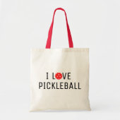 Tote Bag J'adore le Pickleball (Devant)