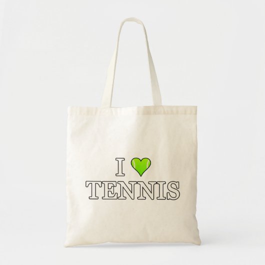 Tote Bag J'adore le tennis (Devant)