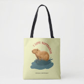 Tote Bag J'adore les capybaras (Devant)