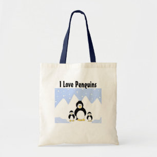 Tote Bag J'adore les pingouins