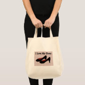 Tote Bag J'adore mes chaussures (Devant (produit))