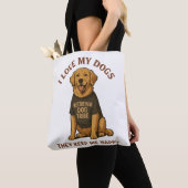 Tote Bag J'adore mes chiens (De près)