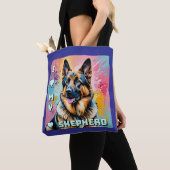 Tote Bag J'adore mon berger allemand (De près)