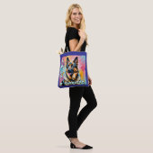 Tote Bag J'adore mon berger allemand (Sur le modèle)