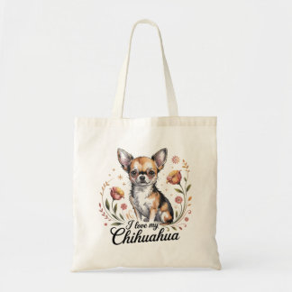 Tote Bag J'adore mon chihuahua
