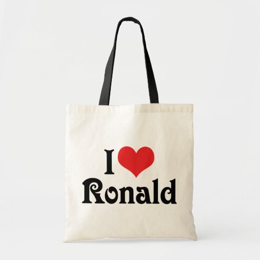 Tote Bag J'adore Ronald (Devant)
