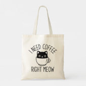 Tote Bag J'Ai Besoin De Café Juste (Dos)
